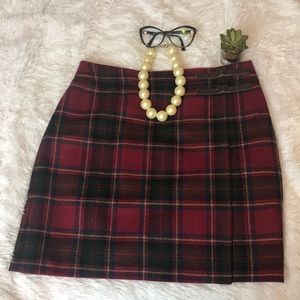 EUC Boden faux wrap skirt.